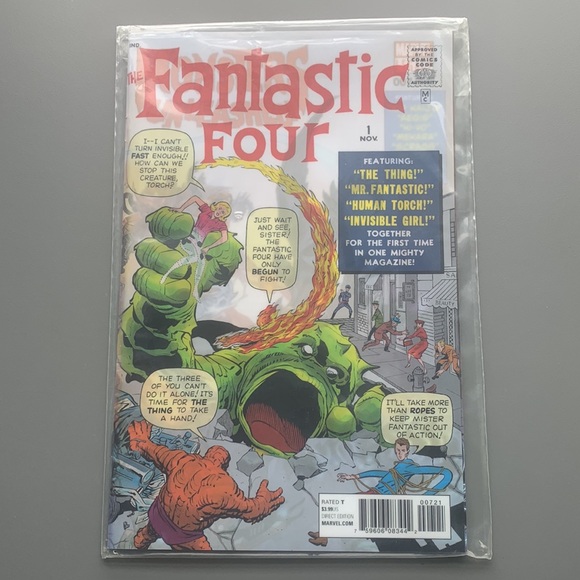 (C19) Monsters Unleashed #7 Fantastic Four Lenticular Cover Marvel 2017 Comic - Picture 3 of 7